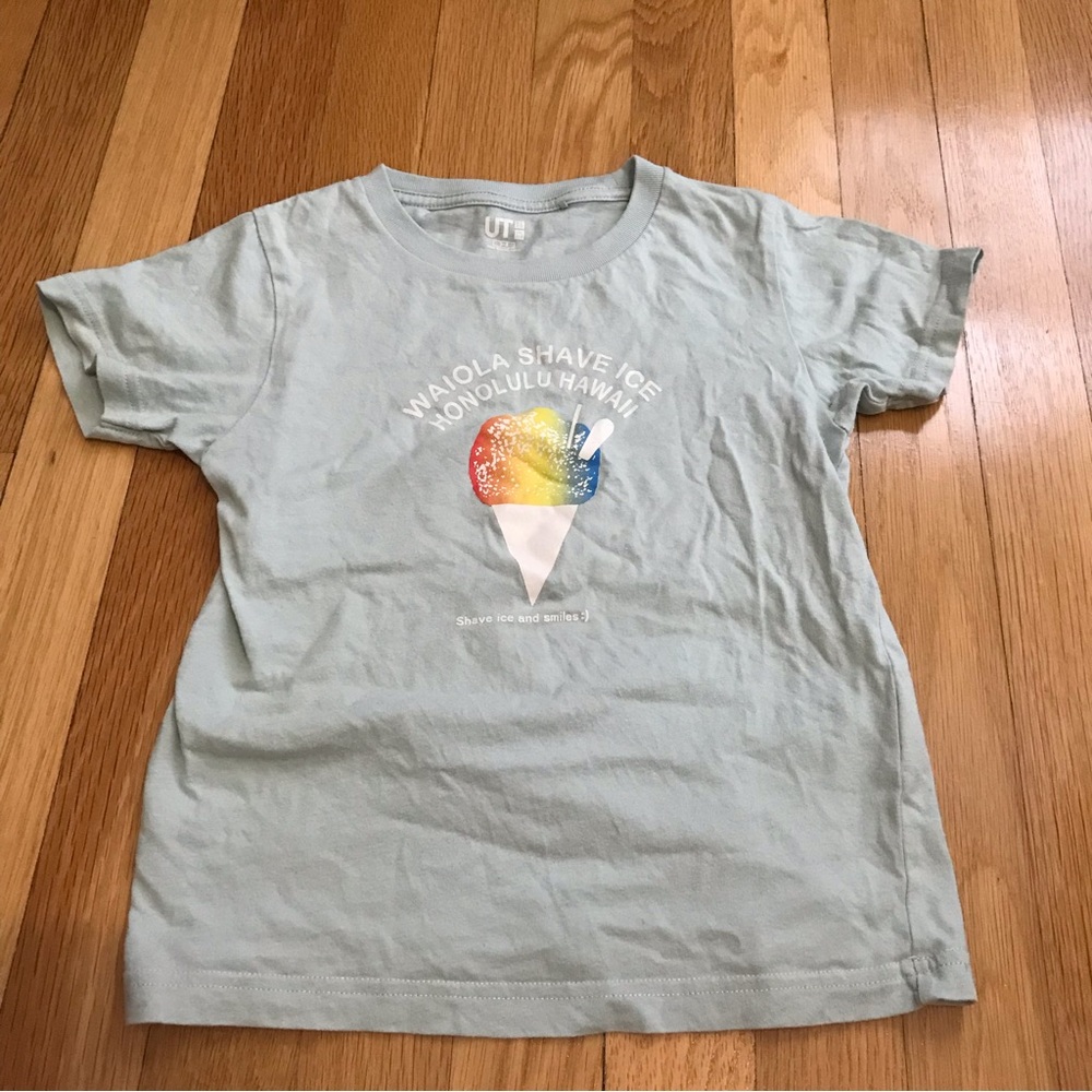 Uniqlo Hawaii Waiola Shave Ice Tee, Sz 3-4